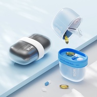 Pill Box Pill Box Sub-Packing Box Pill Box Portable Small Pill Box Large Capacity Light-Proof Pill B