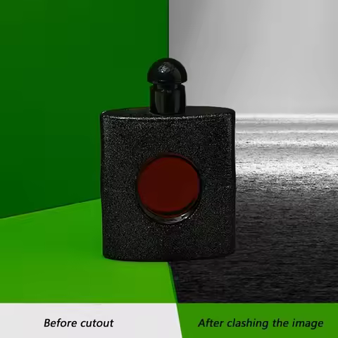 Green White Background Board for Product Photography Three Fold Cardboards