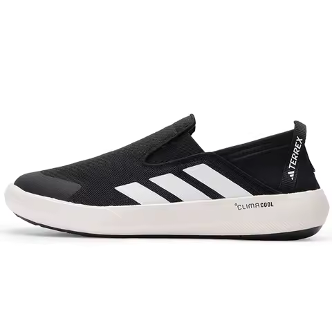 Adidas Men's and Women's Shoes Terrex Boat Slip-On Climacool Outdoor Shoes Mountaineering Cycling Hi