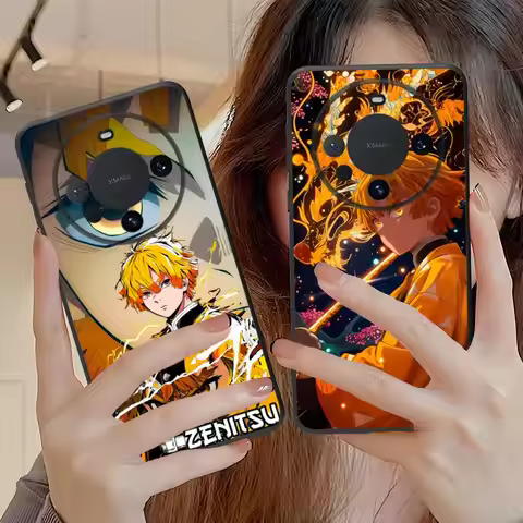 Blade Extinction Zenitsu Phone Case for Huawei Mate 60 50 40 30 20 10 Pro Plus Lite E 5G Soft TPU Sh