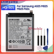 แบตเตอรี่ แท้ แบตเตอรี่ทดแทน HQ-50S สำหรับ Samsung Galaxy A02S SM-A025F/DS M02S M025 F02s โทรศัพท์แบ