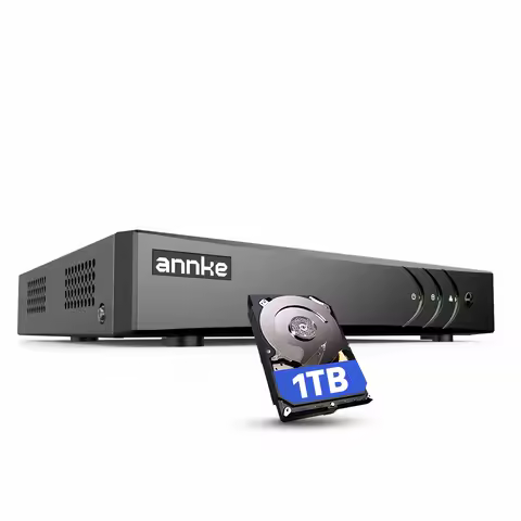 ANNKE 8CH 5-in-1 DVR 3K Lite 5MP Recording & Playback, H.265 Pro+ Compression, Human/Vehicle Motion