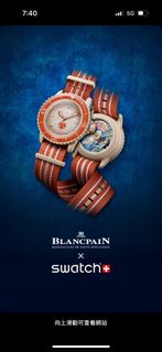 BLANCPAIN x Swatch 聯名款手錶