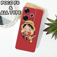 G18 - XIAOMI Case Latest F6 5Gpoco 2024 - Flexible rubber material - ANIME MOTIF - XIAOMI silicone F
