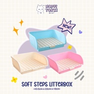 Rabbit Litter Box Rabbit Toilet Tray w/ Feet Protection