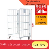 YQ61 Folding Table Trolley Storage Cage Express Turnover Trolley Loader Laundry Trolley Cart Cloth Product Handbarrow Tr