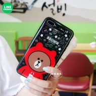 福利款撿漏Line Friends布朗熊來電閃蘋果iphone8P防摔發光手機殼