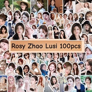 8-200pcs Chinese Actors Rosy Zhao Lusi Photo Stickers Bai Lu Zhang Jingyi Cecily Vivian Zhang Ruonan