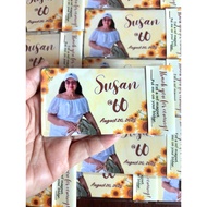 Sunflower theme ref magnet souvenir for 50-90th birthday