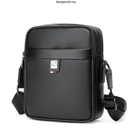 POLO HILL Mens Faux Leather Crossbody Messenger Bag M-PHSB-1561