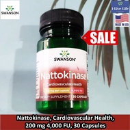 81% Sale!! EXP:11/2025 นัตโตะไคเนส Nattokinase Cardiovascular Health 200 mg 4000 FU 30 Capsules - Sw