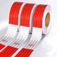 Construction Site Truck Reflective Sticker Body Reflective Stripe Automobile Sticker Vehicle Annual Inspection Red and White Warning Sign Reflective/Reflective Car Truck Sticker /