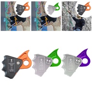 [qjypno] Climbing Rope Grab Ascender Fall Belay Device Heavy Duty Fall Arrest Gear for