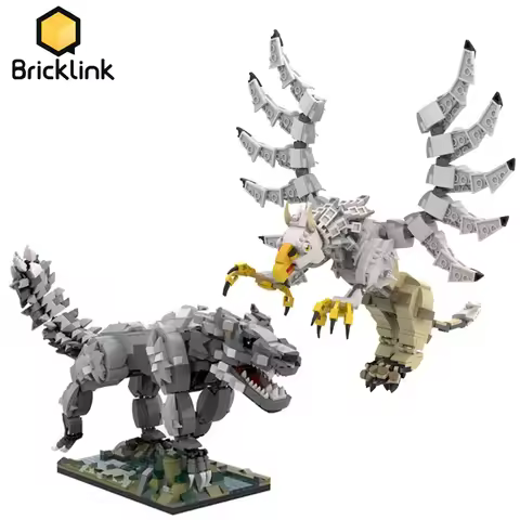 Bricklink Ideas Norse Mythology Series Devourer of the Sun Fenrir Giant Wolf and Gryphon Griffin Bui