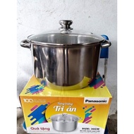 Stainless steel chicken boiling pot SIZE 30CM LARGE PANASONIC TYPE