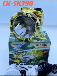 Senter Kepala Kiseki CK-SK398 150 Watt Headlamp Kiseki Senter Led Super Terang Free Lampu Bohlam