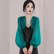 Vionna Balloon Hand Chiffon Cardigan II Chiffon Cardigan II Party Cardigan II Balloon Hand Chiffon B