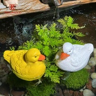[UsusexaMY] Floating Duck Statue, Weatherproof Animal Sculpture, Garden Decoration for Terrace, Pool