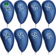 ALANFY Golf Iron Headcover Iron pole cover Golf Putter 8Pcs Protector Case Golf Iron Covers Set Prot