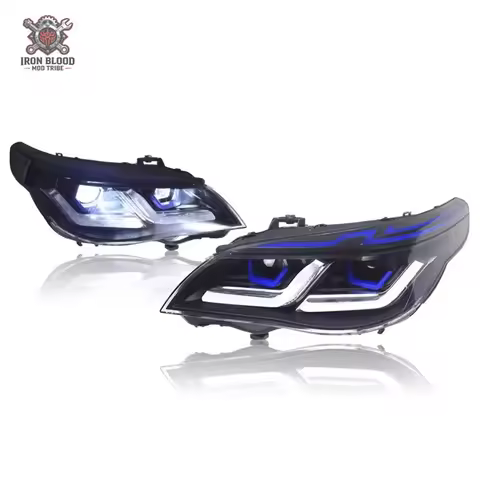 Suitable for BMW E60 2003-2010 5 Series 520i 525i 530i LED Auto Headlight Assembly Upgrade Double L