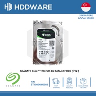 SEAGATE Exos™ 1TB 7.2K 6G SATA 512n 3.5" HDD [ 7E2 ] // ST1000NM0008 // 2F2100-003