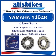 NACHI YAMAHA Y16ZR ( 8pcs/Set Engine Transmission & Crankshaft Bearings