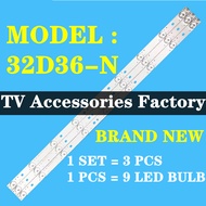 NEW 1 SET 32D36-N HISENSE 32" LED TV Backlight 32 INCH Lampu TV 32D36 32D36N