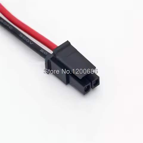 2PIN 15CM 22AWG Molex P/N 43645-0200 2 Pin Molex Micro-Fit 3.0 wire harness Molex 3.0 Pitch wire cab