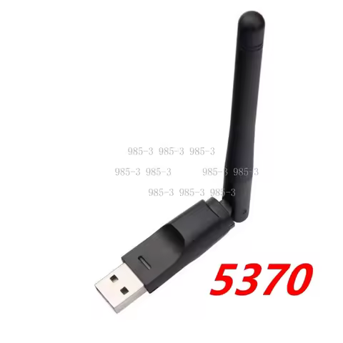 Rotatable USB WiFi Antenna 802.11b/g/n 2.4GHz 150Mbps USB2.0 with RT5370 Chip Polybag Packing