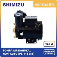 Shimizu PS-116 BIT Pompa Air Sumur Dangkal 125 Watt Daya Hisap 9 Meter