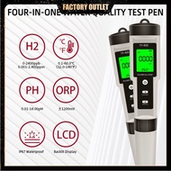 Water Quality  0-10000PPb IP67 waterproof  YY-400 YY-400H 4 in 1 2 in 1 PH/ORP/H2/TEMP LCD Backlight