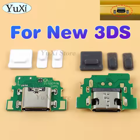Type-C Charging Port Socket For New 3DS Game Console USB C Charge Tail Plug Interface Connector DIY 