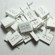 R flat chalk bpr 0.47ohm 0.47ohm 0.47 0R47 5w 5watt 5 watt Resistor 0.47 5watt wat Fajar electro 2