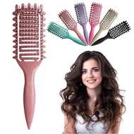 Curly Hair Brush Hollow out Curl Define Styling Brush Beard Comb Styling Detangling Brush Multi-purp