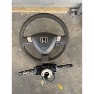 HONDA JAZZ GD STEERING ORIGINAL HALFCUT JAPAN FIT GD1 GD3 CITY