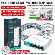 Paket Usaha Hotspot RT RW NET Billing Voucher Wifi