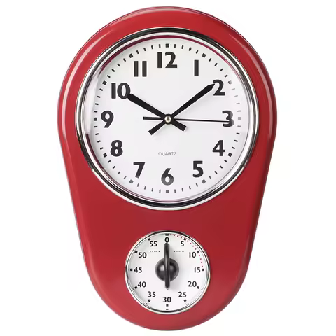Hanging Clock Home Timer Kitchen Timer Vintage Wall Big Watch Hanging Clock Home Kitchen Timer Vinta