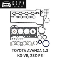 Gasket Set TOYOTA AVANZA 1.3 K3VE 2SZ-VE