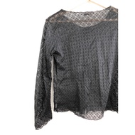 2CV Women's Black Lace Cardigan.