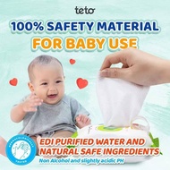 Teto Wet wipes 10pack X 80pcs Premiun Baby wipes Alcohol-Free Wet Tissue
