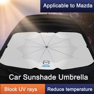 Mazda car sunshade umbrella Vehicle telescopic sunshade Mazda 3/5/6 CX3 CX5 CX8 CX30 RX7 RX8 windshi