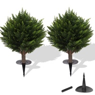 Simulation Ground Insert Ball Cypress Outdoor Bonsai Decoration Simulation Green Plant Garden Orname