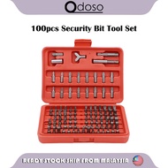 HT09 100pcs Security Bit Tool Set Torx Hex Drill Star Spanner Screw Driver Hand Tools DIY Must Have