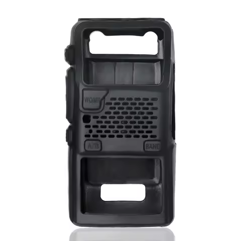 Baofeng UV-5RH PRO MAX Walkie Talkie Protective Cover Rubber Soft Case Pouch Balck For UV-5RM AR-5RM