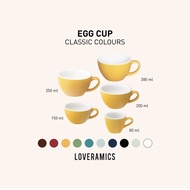 LOVERAMICS Ceramic Coffee Mug EGG Cup Model-Classic Colors Coffee Cup Mug