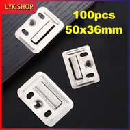 100pcs Stainless Steel Wall Cladding Clip Wall Board Clip  Metal Clip For PVC Wall Panel WPC Wall