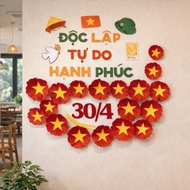 Fabric Decoration Combo - Ceremony Wall Sticker Set - Home Decoration - Store