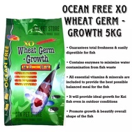 Ocean Free OF XO Wheat Germ Growth Koi Fish Feed Food Aquarium Pond (5kg)
