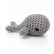 GANTUNGAN Maroonda.id - WHALE amigurumi keychain (WHALE animal knitted keychain)