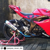 KNALPOT RACING ORIGINAL XTHREE all motor 1 CYLINDER, suara bisa di atur sendiri knalpot r15 r15v2 r1